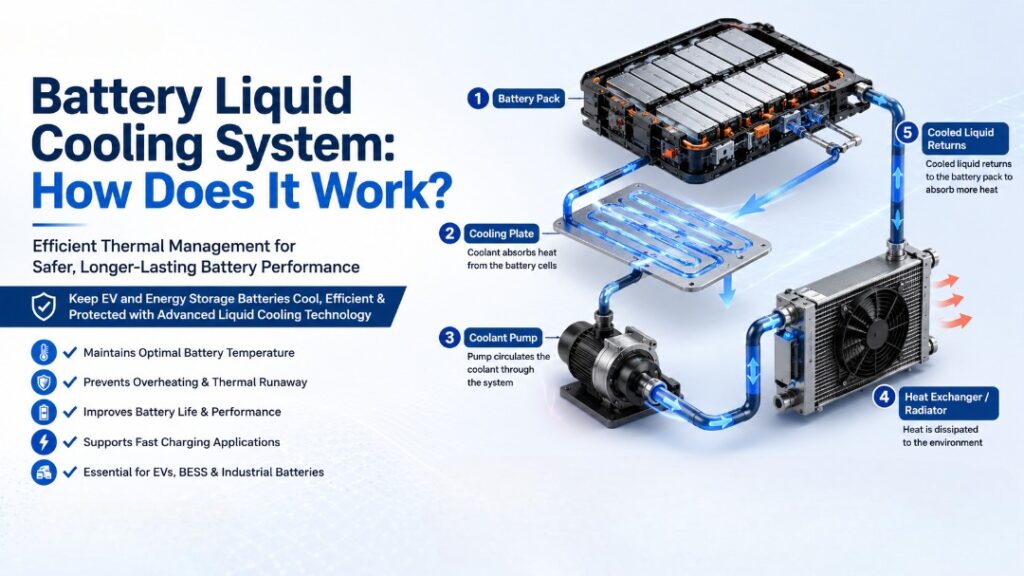 Battery Liquid Cooling System: How Does It Work?